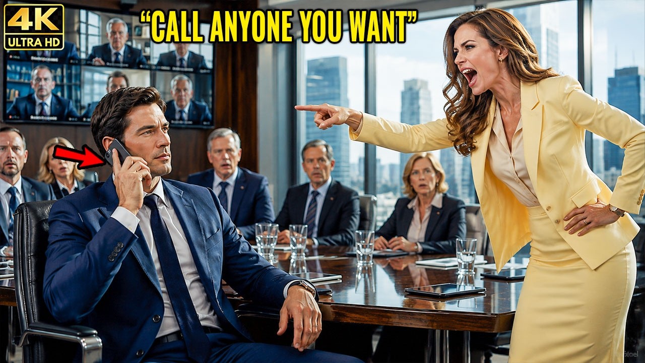 “Call Anyone You Want,” The CEO Laughed—The Single Dad Called The Board And Fired Her
