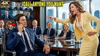 “Call Anyone You Want,” The CEO Laughed—The Single Dad Called The Board And Fired Her