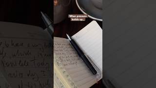 When pressure builds up… #pocketjournal #pocketnotebook #minijournal #pocketjournaling