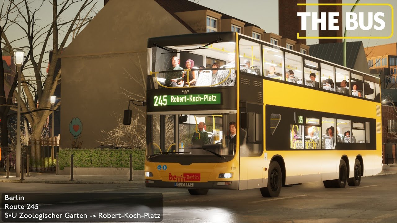 The Bus - Berlin Route 245 to Robert-Koch-Platz - MAN Lion's City DD A39