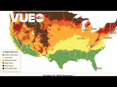 Interactive map shows fall foliage across US