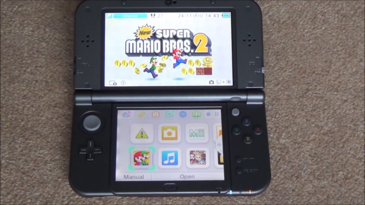 a SYSTEM UPDATE a New Nintendo 3DS XL - YouTube