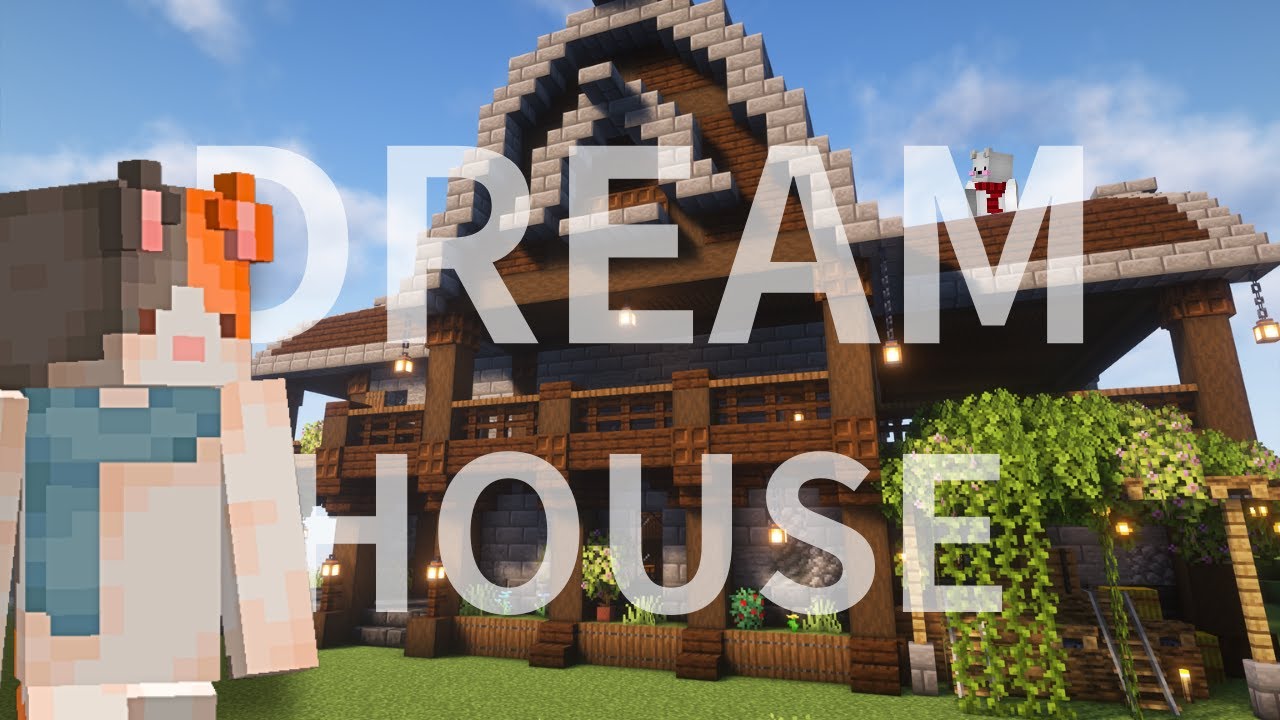 我在Minecraft裡蓋了我的Dream House...【上】【玩遊戲學英文】