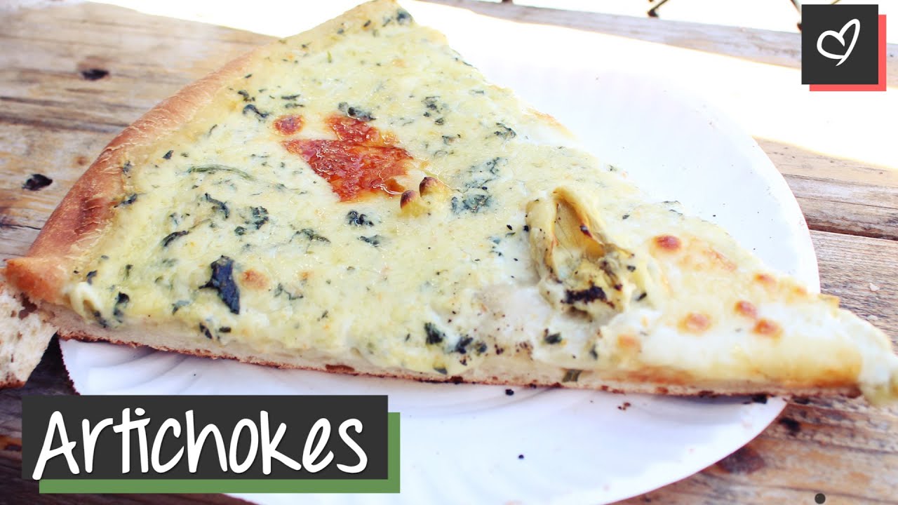 Food Review East Village Artichoke Pizza YouTube
