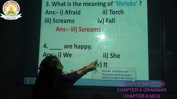 DAV SCHOOL TUTORIAL CLASS 1 MCQ BY SUSHMITA MISS