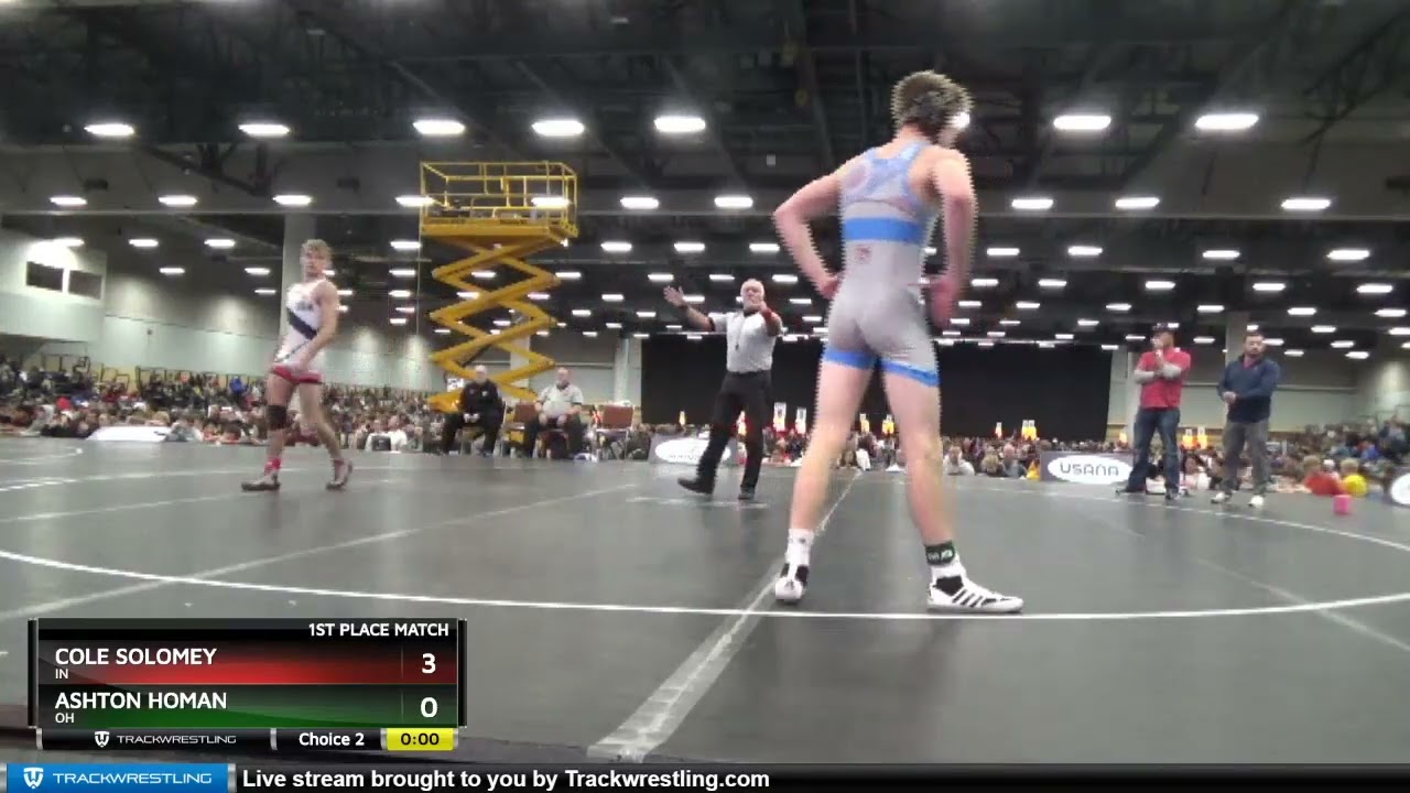 138 Lbs 1st Place Match - Ashton Homan, OH Vs Cole Solomey, IN C022