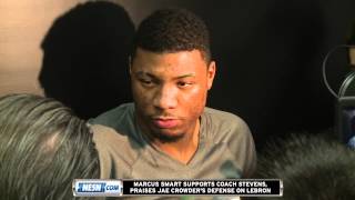 Marcus Smart Respects Celtics' Decision To Start Jae Crowder In Game 4