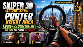 Sniper 3D Shooting Game - Gun Firing Primary Mission 🔥- Android iOS Gameplay  screenshot 5