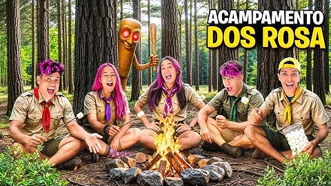 FIZEMOS O ACAMPAMENTO DOS ROSA *Tum Tum Sahur