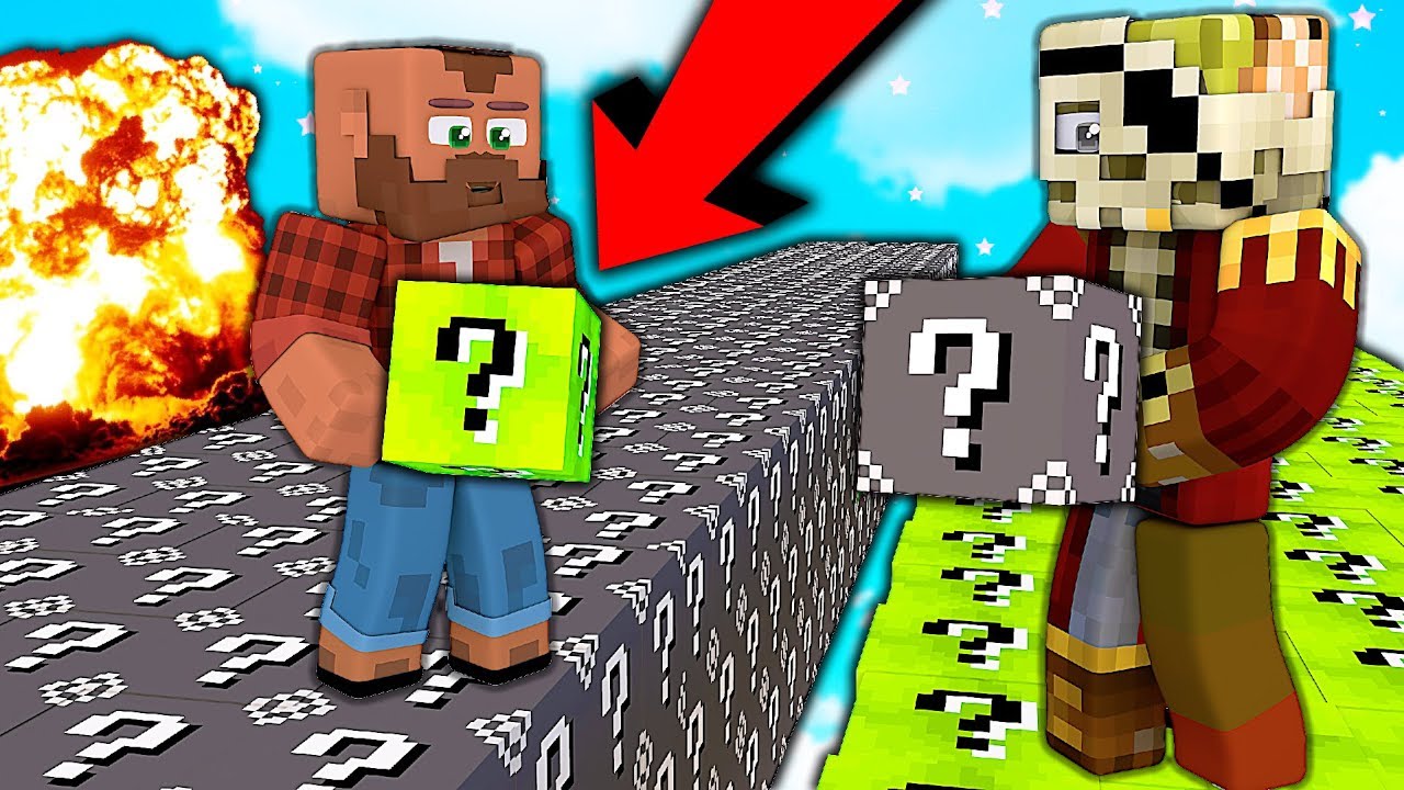 EPICKI WYŚCIG - LUCKY BLOCK CHALLENGE PO POLSKU | MINECRAFT LUCKY BLOCK RACE (NAJLEPSZE BRONIE)