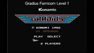 Gradius - Famicom - Level 1