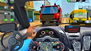New Luxury Taxi Vs Fire Brigade Driving 3D: Taxi Simulator 3D! Android Gameplay screenshot 4
