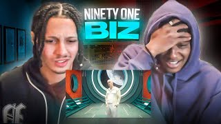 NINETY ONE - BIZ | Official Music Video // иностранец реагирует на NINETY ONE - BIZ