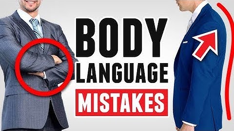 (15 WORST!) Body Language MISTAKES Men Make & How To Avoid Looking Weak! RMRS Business Skills Video