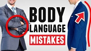 (15 WORST!) Body Language MISTAKES Men Make & How To Avoid Looking Weak! RMRS Business Skills Video