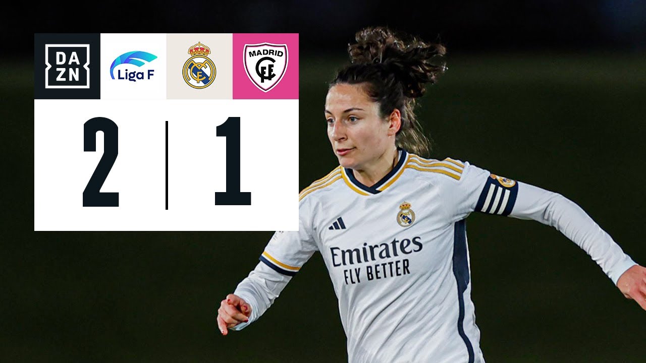 Real Madrid CF vs Madrid CFF (2-1) | Resumen y goles | Highlights Liga ...