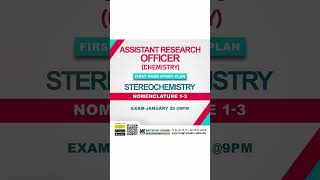 ASSISTANT RESEARCH OFFICER (CHEMISTRY) II WEEKLY STUDY PLAN