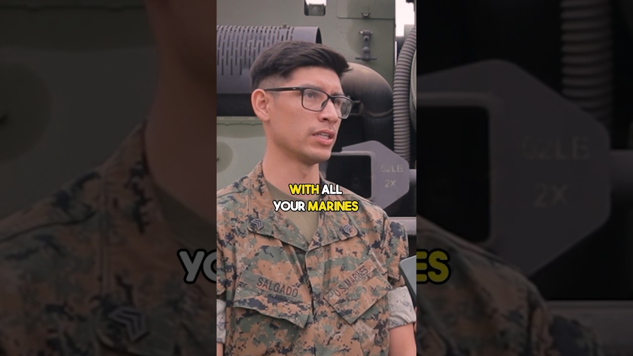 Motivated Marine Sgt shares his favorite thing about the military
