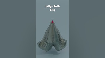 satisfying jelly cloth simulation 4  #satisfying  #blender #relaxing
