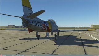 Belsimtek Dcs F-86F-35 Sabre. Start-Up