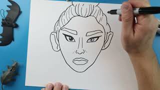 How To Draw Rumi Demon Form K Pop Demon Hunters