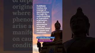 Manifestation in Buddhism | Buddha | #manifestation313 | Law of Attraction #shorts #viral #foryou