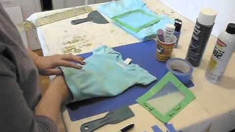 How to Screen Print T-Shirts Using Thermofax Screens Part 2 of 3