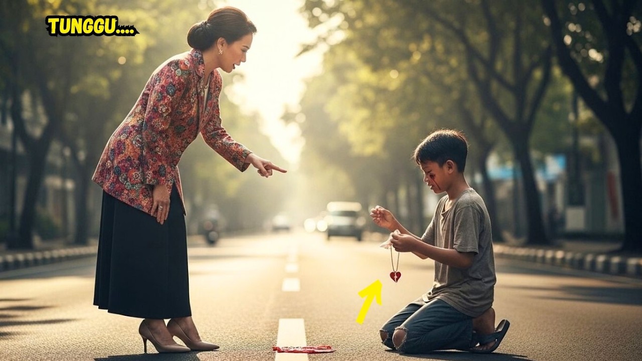 Wanita Miliarder Hina Bocah Pengemis di Depan Umum… Hingga Kalung Itu Membuatnya Terdiam