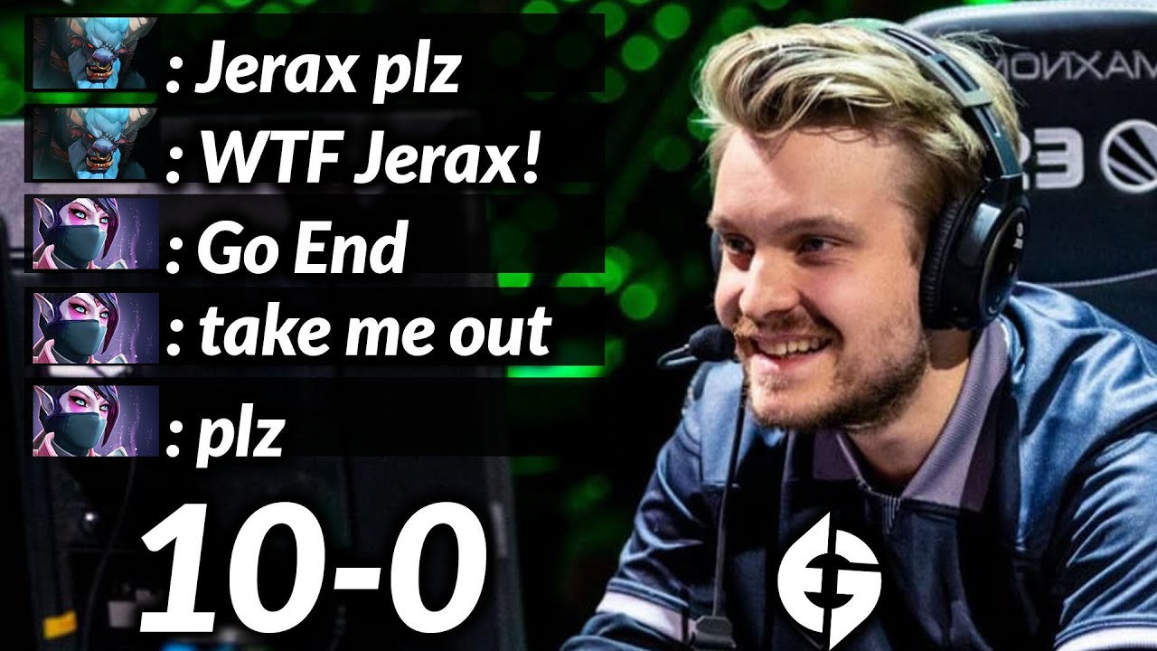 Jerax pick Oracle and His enemies Begging for END the game