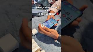 How to check original adapter Vs Local Adapter 😱 #shorts #smartphone #techknowledge #tech