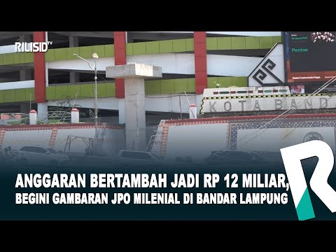 Begini Gambaran JPO Siger Milenial di Bandar Lampung yang Di Anggarankan Senilai Rp12 Miliar