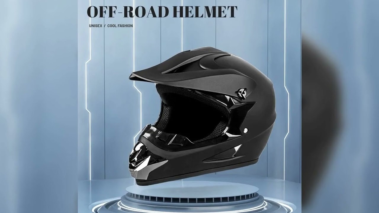 A must-have product! UCHOOSE Motorcycle Helmet Shark Motocross Off-Road Helm Children Moto Bike Ac