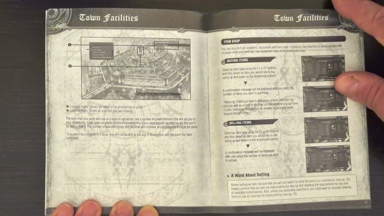 instruction manual of "Record of Agarest war 2" (PS3-2010)