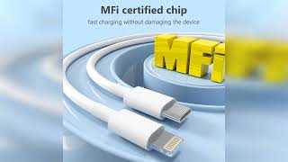 Review: 5 Pack 6FT USB C to Lightning Cable, [Apple MFi Certified] iPhone Charger Fast Chargin...