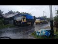 Hujan turun saat pekerjaan pengaspalan! Apa yang dilakukan?