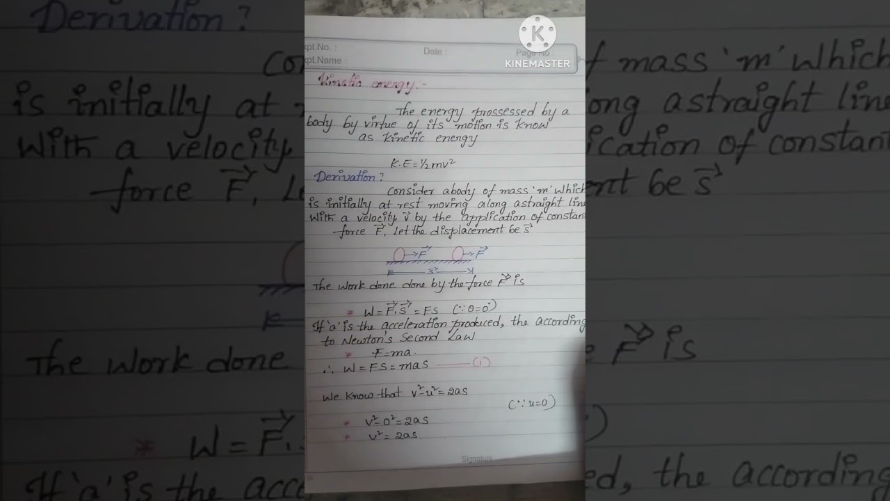 Physics basics # kinetic equation 