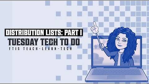 Distribution Lists: Outlook Client