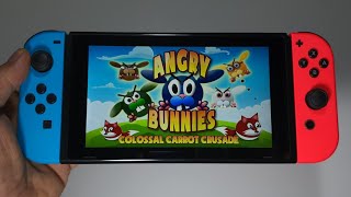 Angry Bunnies: Colossal Carrot Crusade Nintendo Switch handheld gameplay screenshot 5