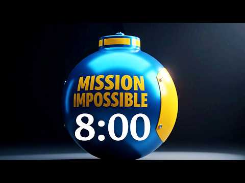8 Minute Timer Bomb MISSION IMPOSSIBLE 💣