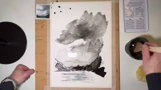 Abstracting with Derwent Inktense Blocks - Do they Granulate