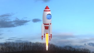 How to make rocket in blender 2.82
