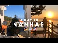 A DAY IN NAMHAE 🍂🌅 american village, cafes + sunsets