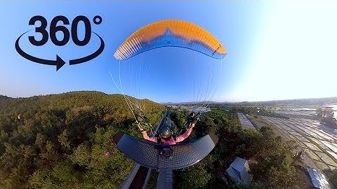 20 Miles Paramotor HARDCORE low level FLIGHT in 360 VR