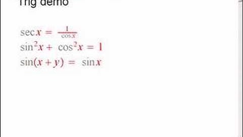 Physically Challenged Math = Trig + Speech Recognition