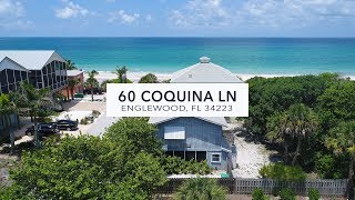 60 Coquina Ln Englewood FL 34223 Aerial Flyover Branded