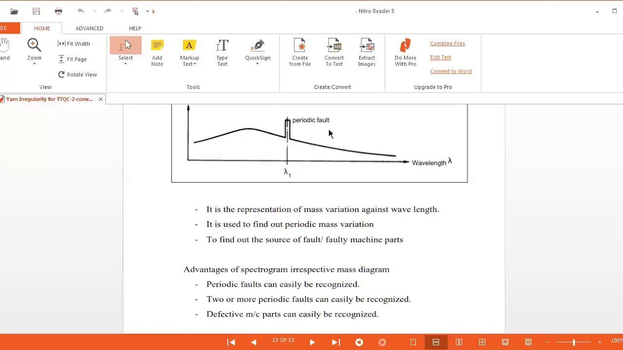 Lecture Yarn Part@VLC,Spectrogram, Hairiness and Uster Statistics - YouTube