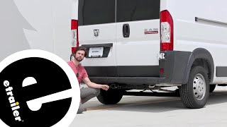 Etrailer Installing The Curt Trailer Hitch Receiver On A 2021 Ram Promaster 2500