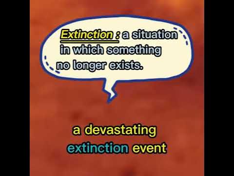 🎧Learn English Words Used in Spoken English Extinction, Wipe out