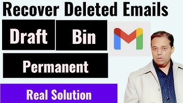 How to recover deleted emails from gmail draft | draft se Deleted emails ko wapas kaise laye
