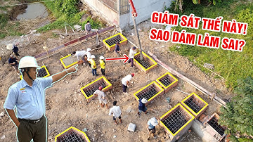 Giám Sát Thế Này! Sao Dám Làm Sai! Quá Trình Đổ Bê Tông Móng Biệt Thự 2 Tầng Tại Rạch Giá